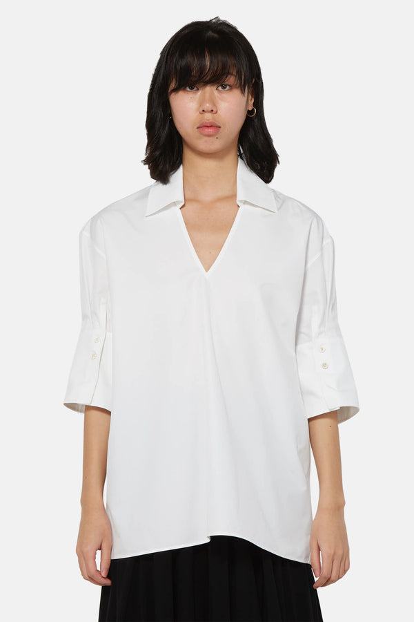 Chemise en coton blanc Jil Sander