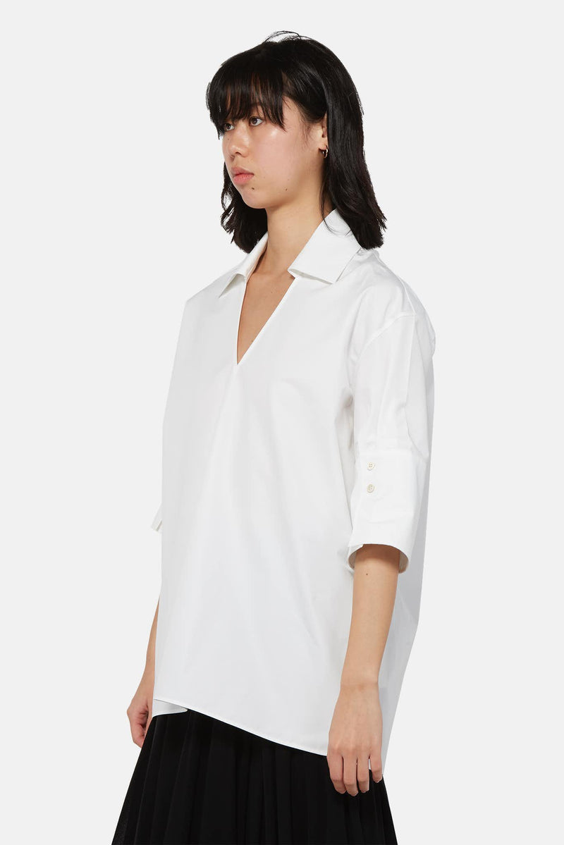 Chemise en coton blanc Jil Sander