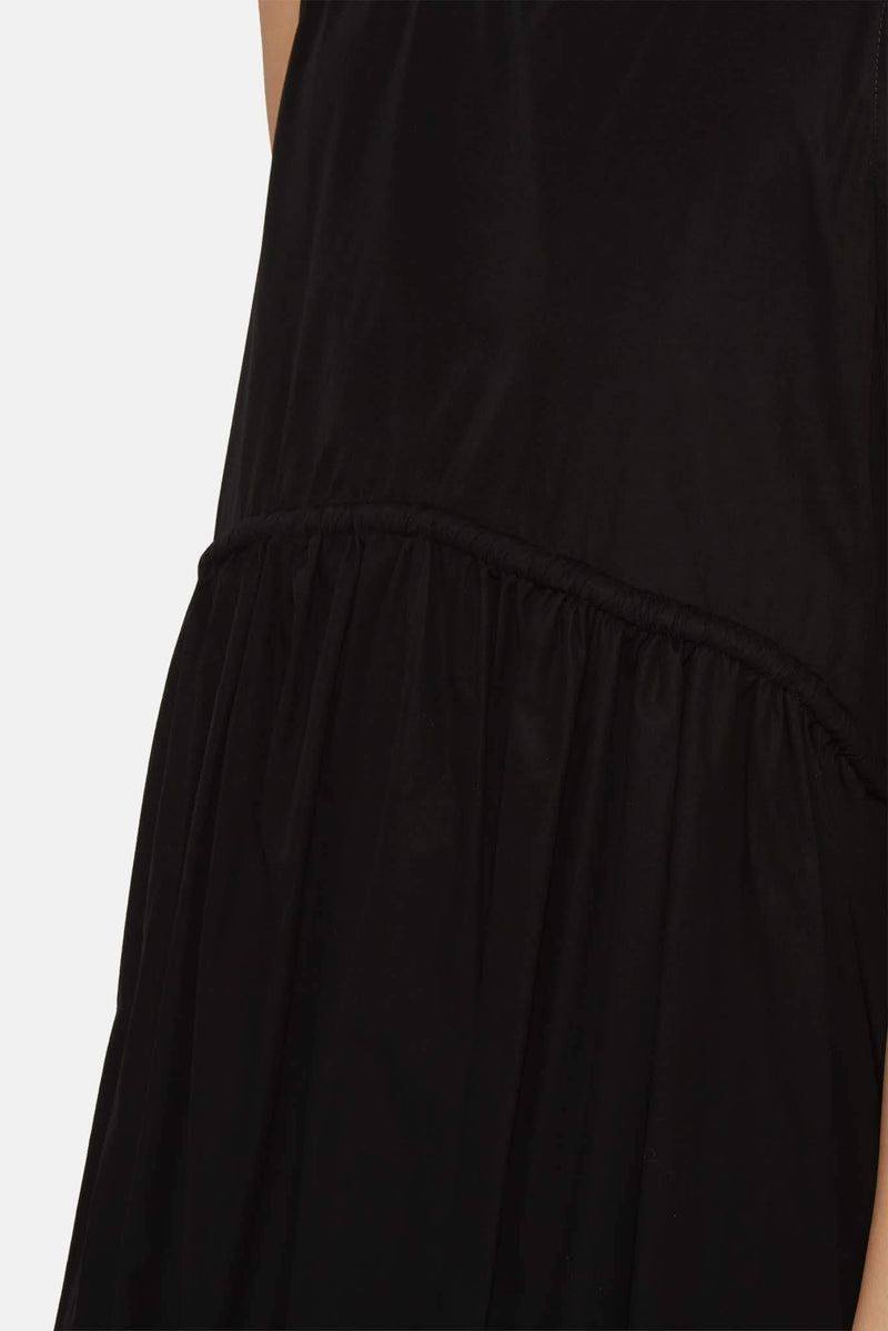 Robe ample en coton noir Toogood