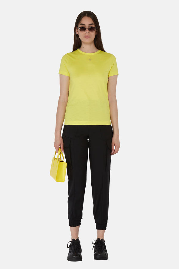 T-shirt en coton jaune Juun.J