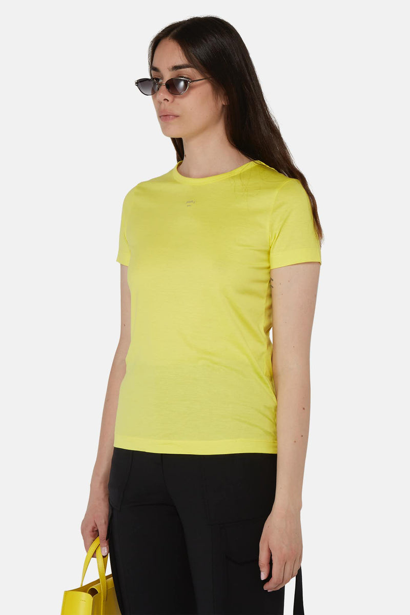 T-shirt en coton jaune Juun.J