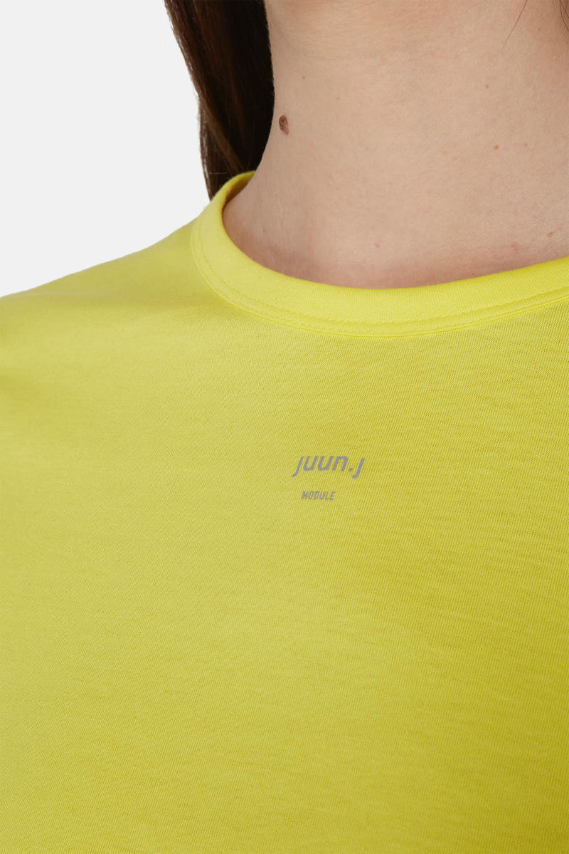 T-shirt en coton jaune Juun.J