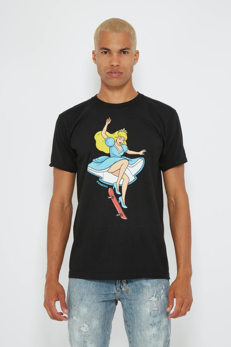 T-shirt imprimé en coton "SKATE" Dom Rebel