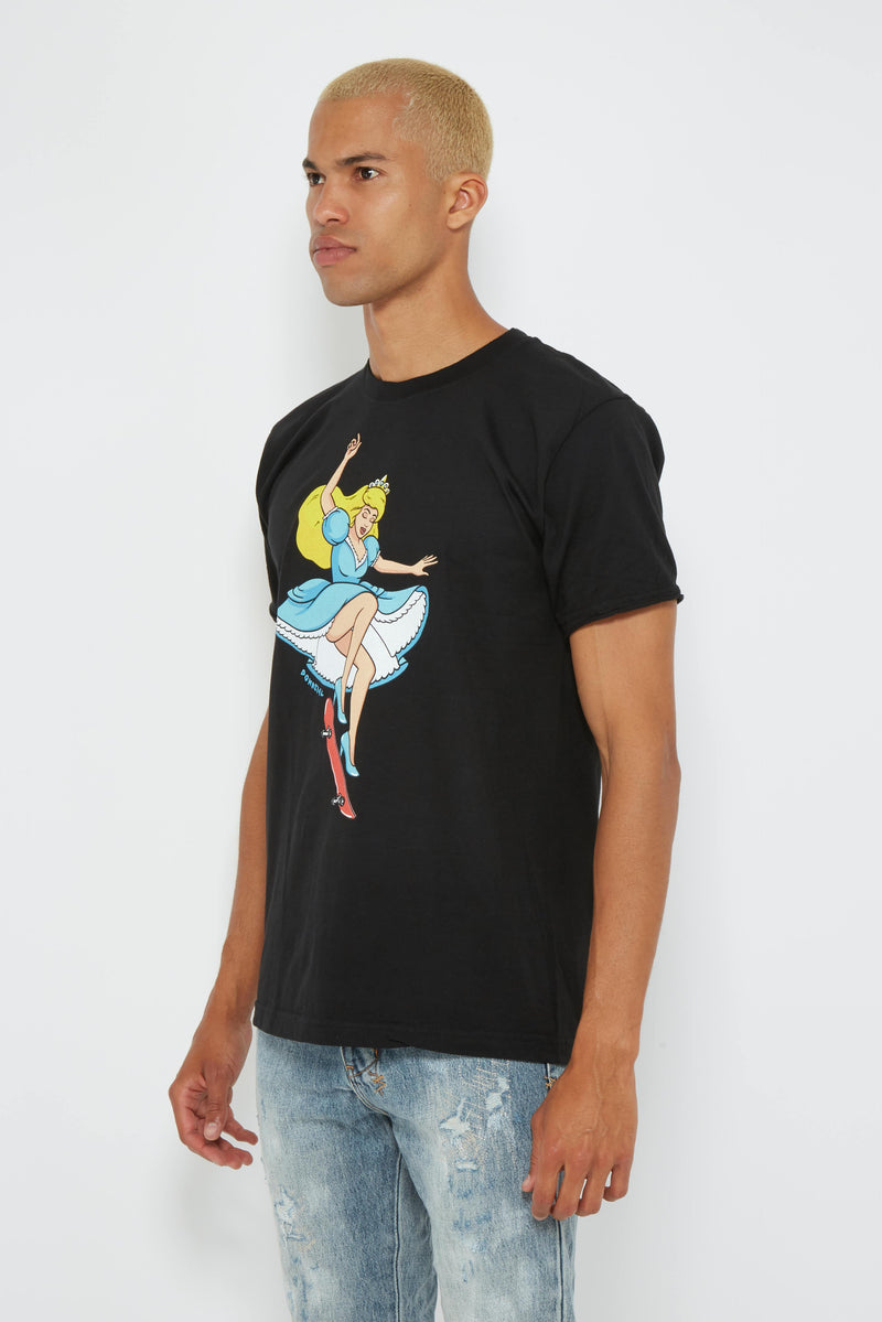 T-shirt imprimé en coton "SKATE" Dom Rebel