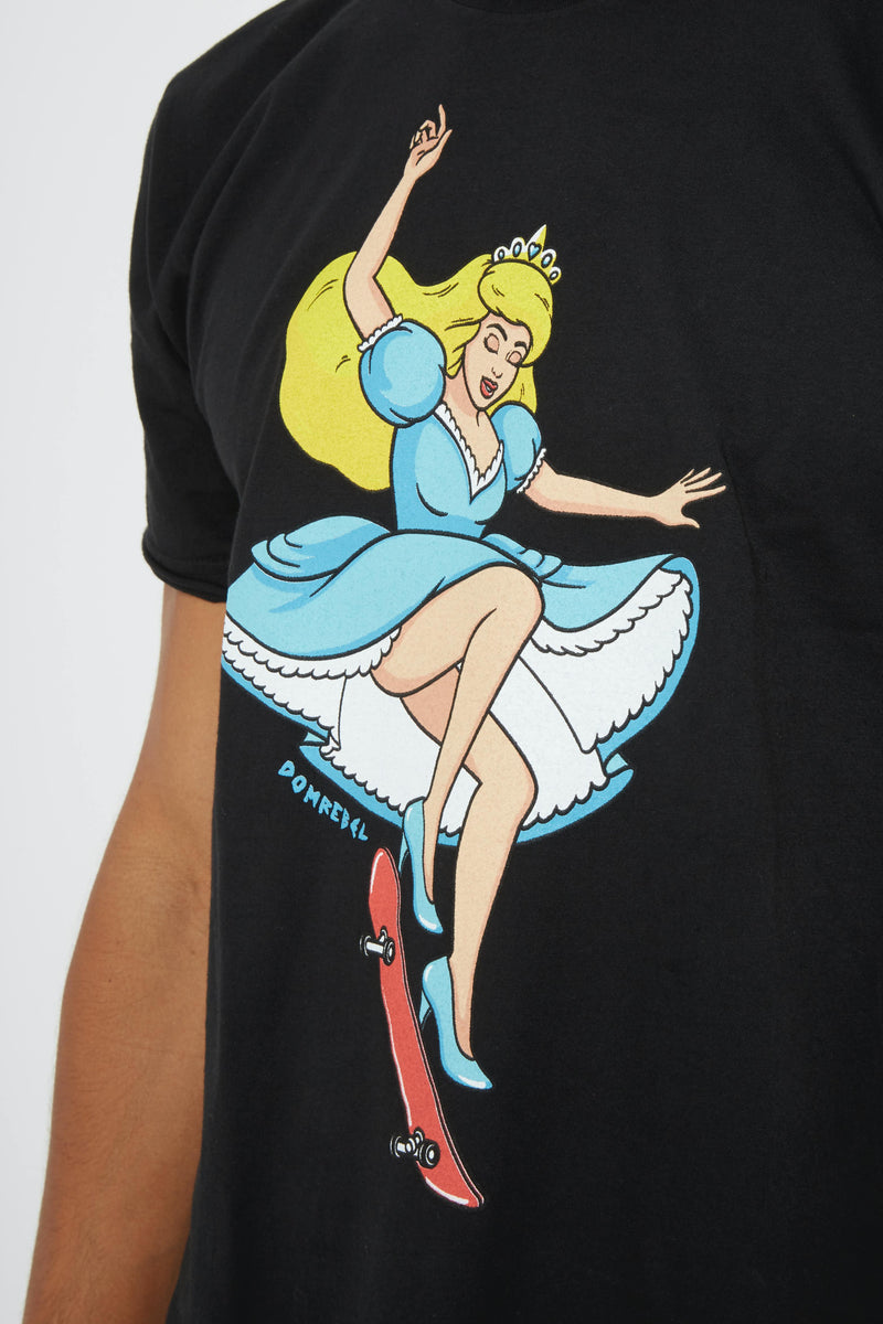 T-shirt imprimé en coton "SKATE" Dom Rebel