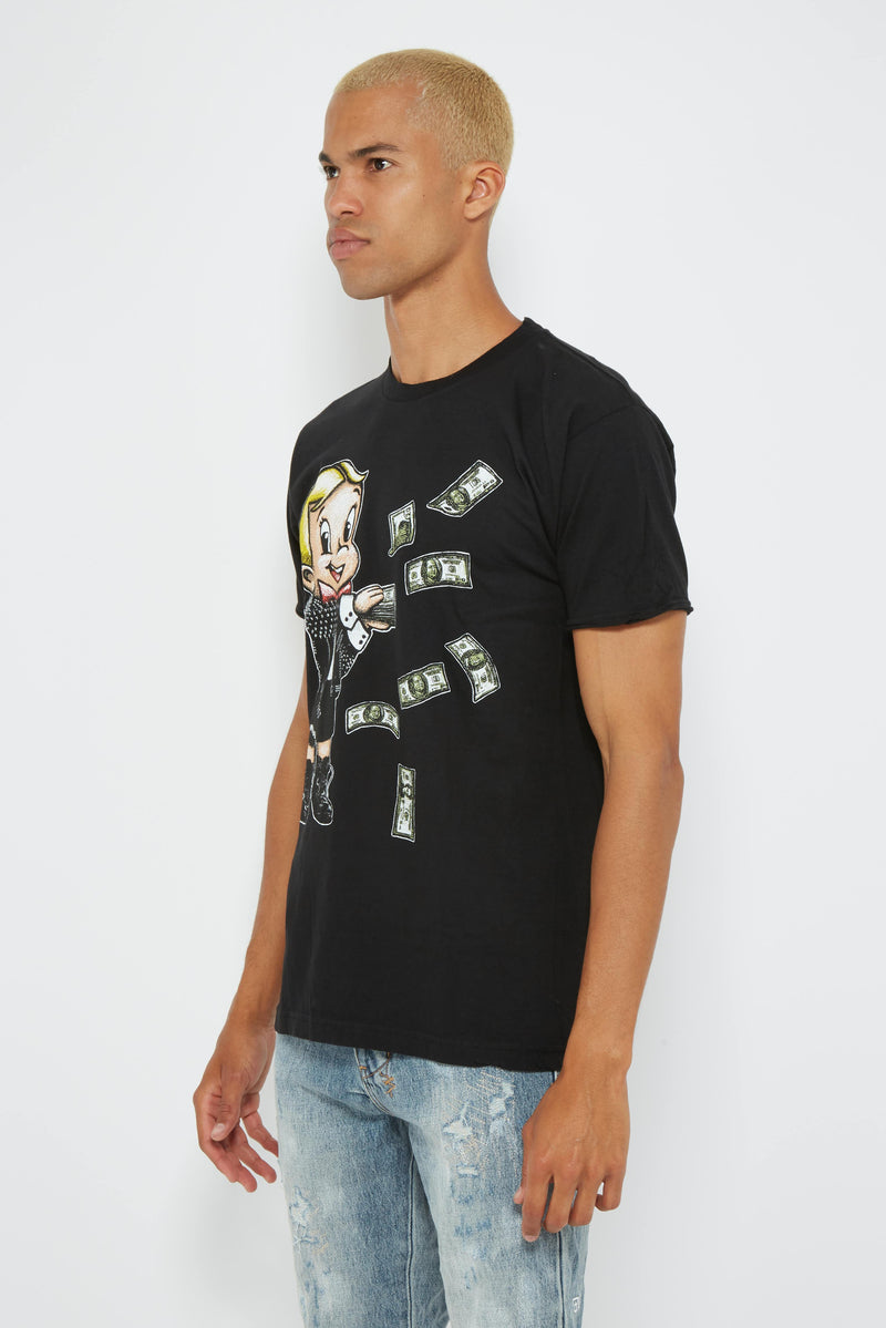 T-shirt imprimé en coton "BALLER" Dom Rebel