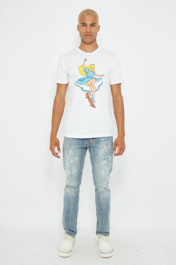 T-shirt imprimé en coton "SKATE" Dom Rebel