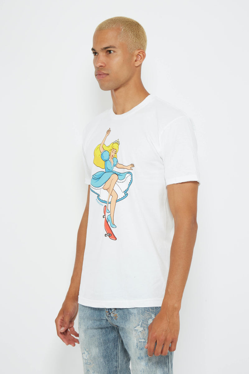 T-shirt imprimé en coton "SKATE" Dom Rebel