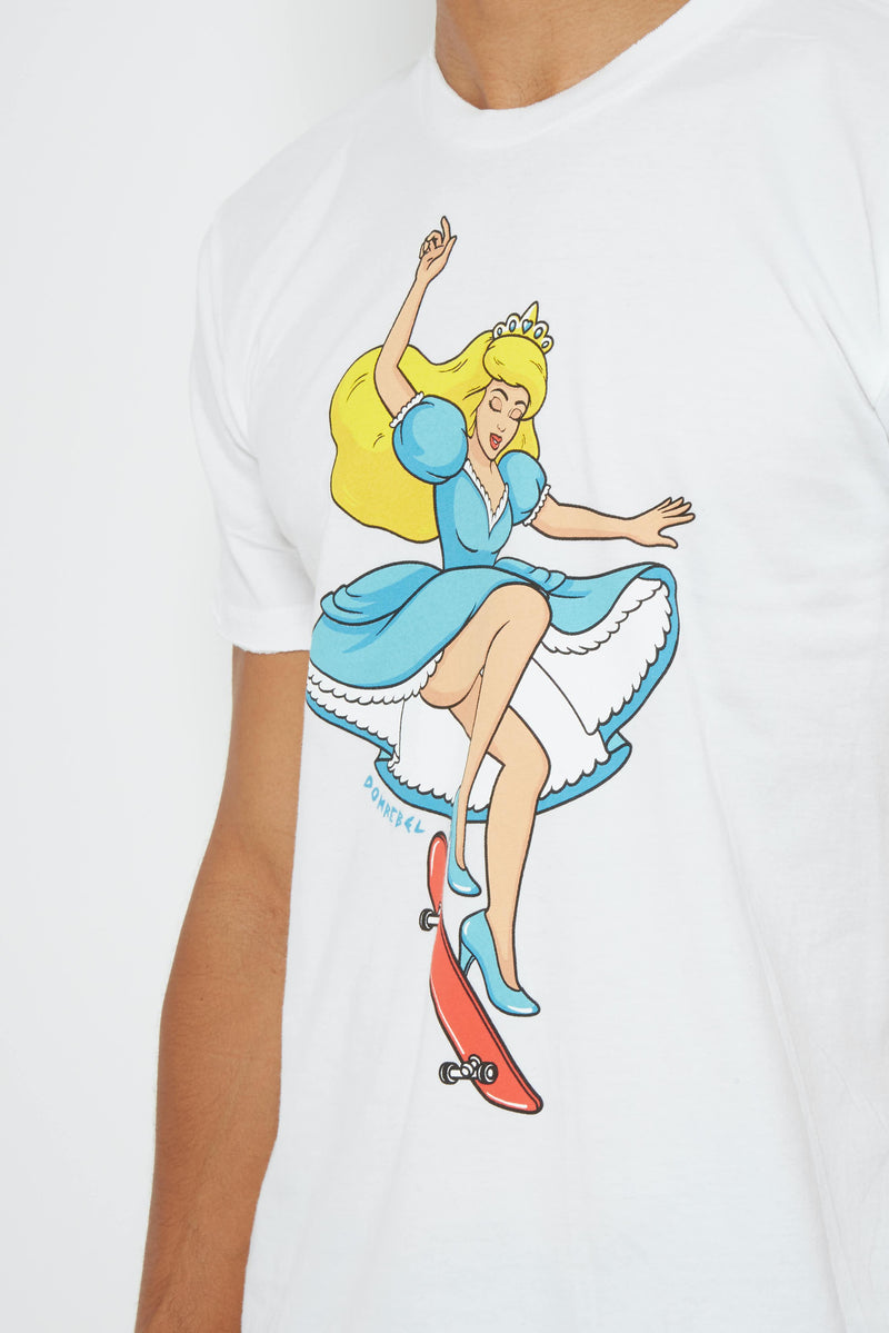 T-shirt imprimé en coton "SKATE" Dom Rebel