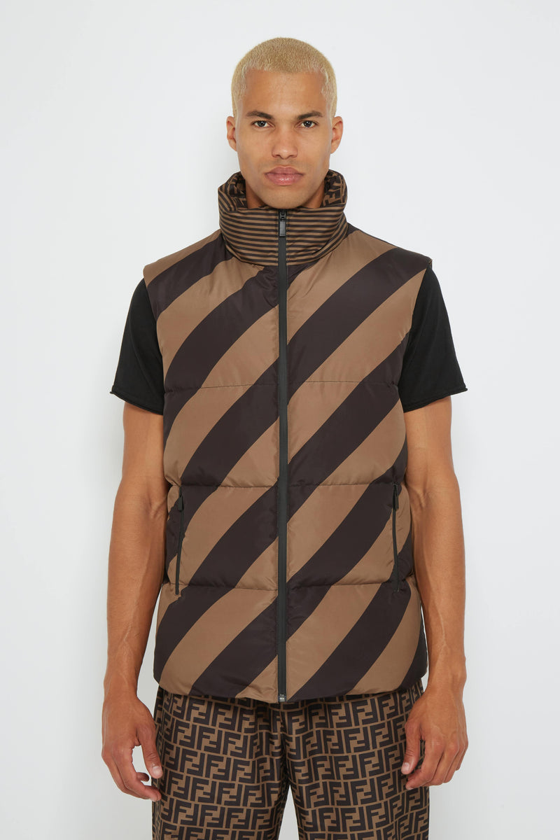 Veste réversible en nylon Fendi