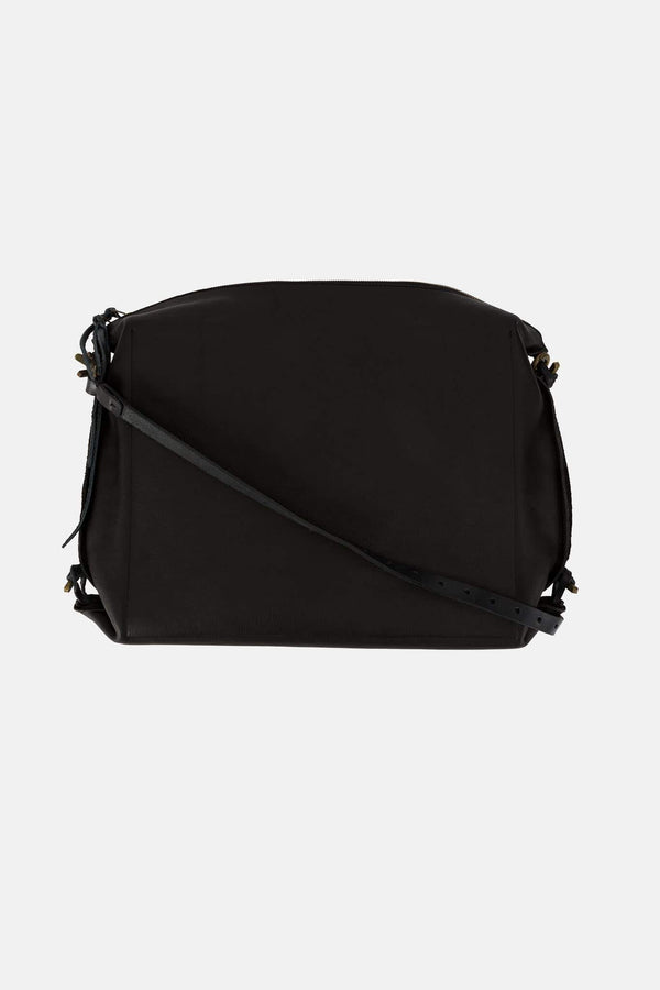 Sac en cuir noir Tagzeugs ESDE