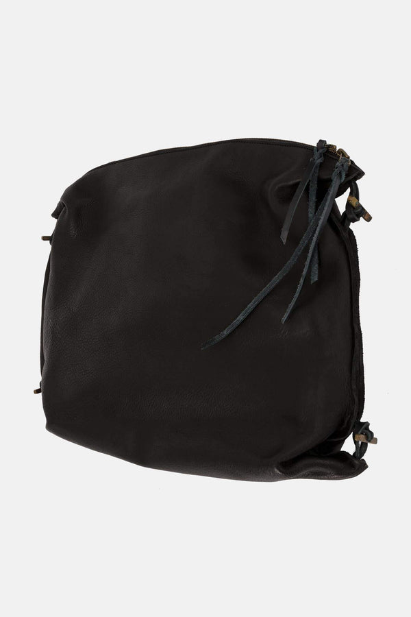 Sac en cuir noir Tagzeugs ESDE