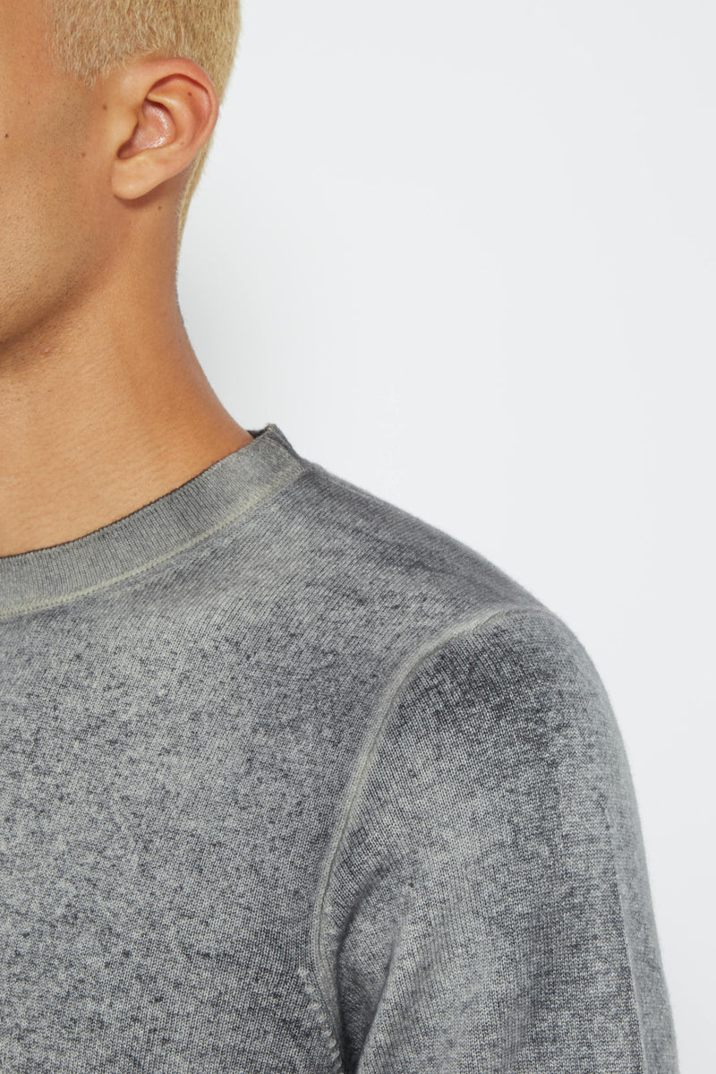 Pull en laine et cachemire gris Avant Toi