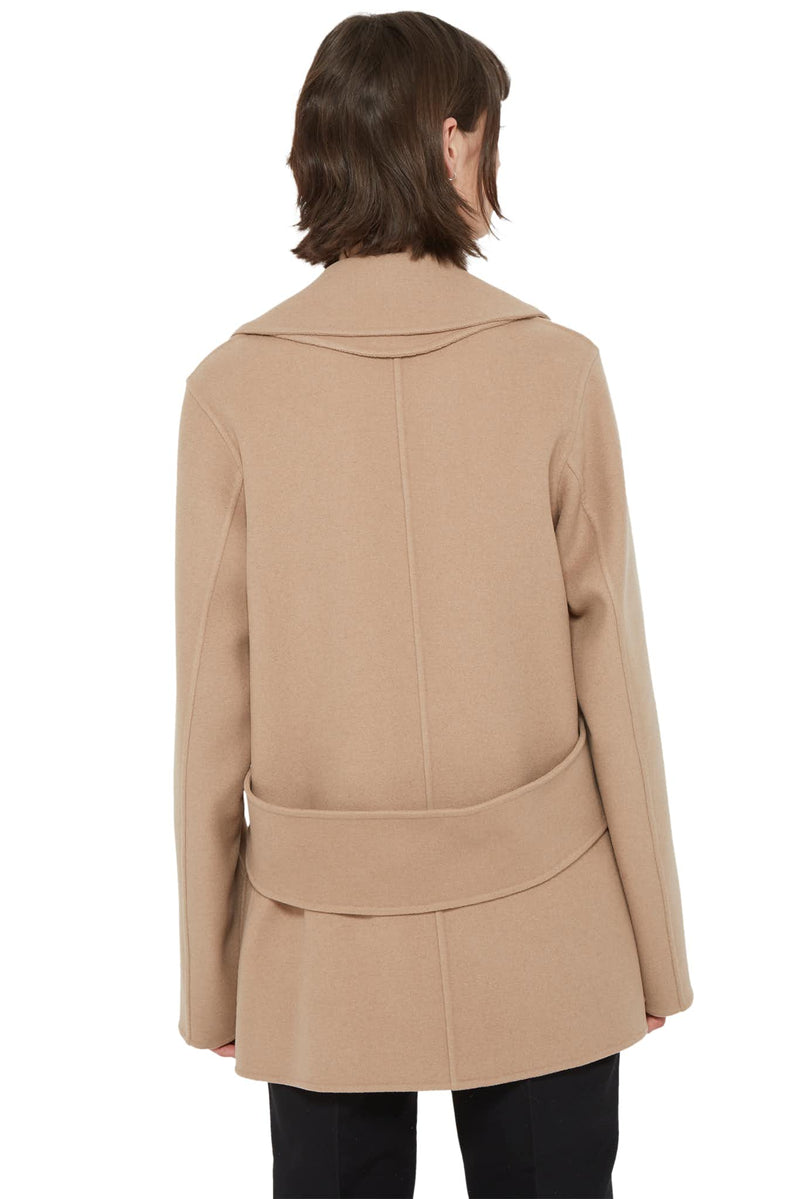 Manteau en cachemire brun clair Jil Sander