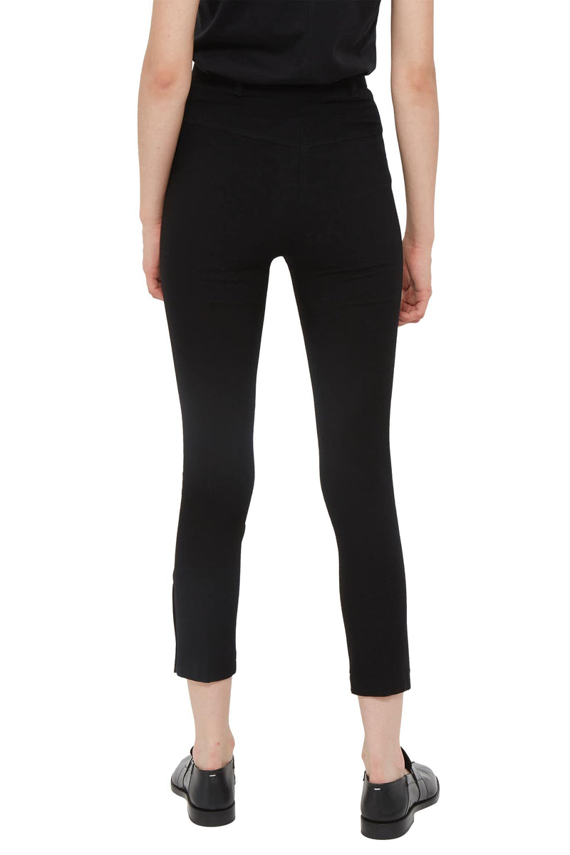 Pantalon skinny en viscose et laine noire Ann Demeulemeester