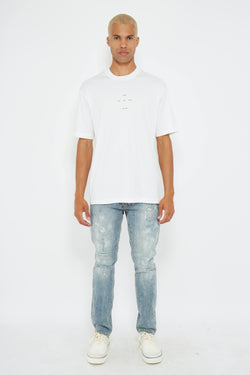 T-shirt oversize en coton blanc  Song for the Mute