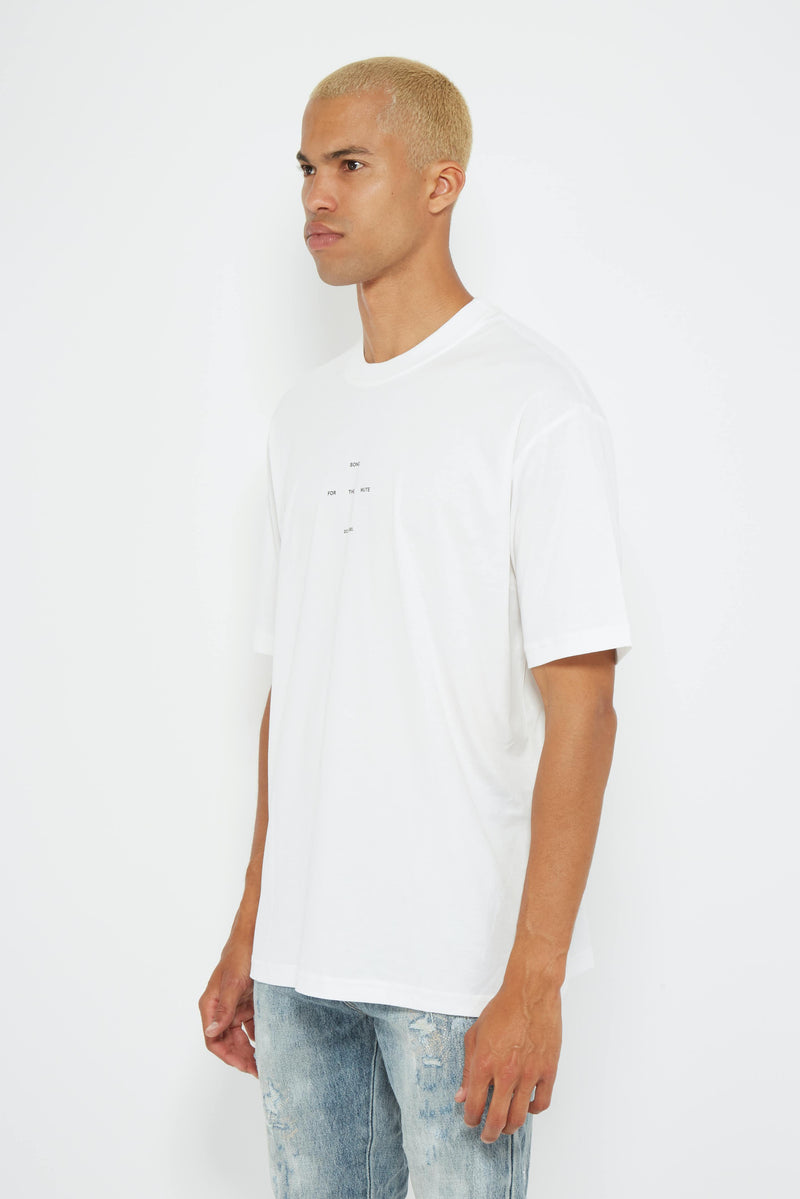 T-shirt oversize en coton blanc  Song for the Mute