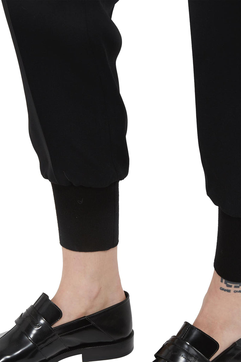 Pantalon décontracté en viscose noir Stella McCartney