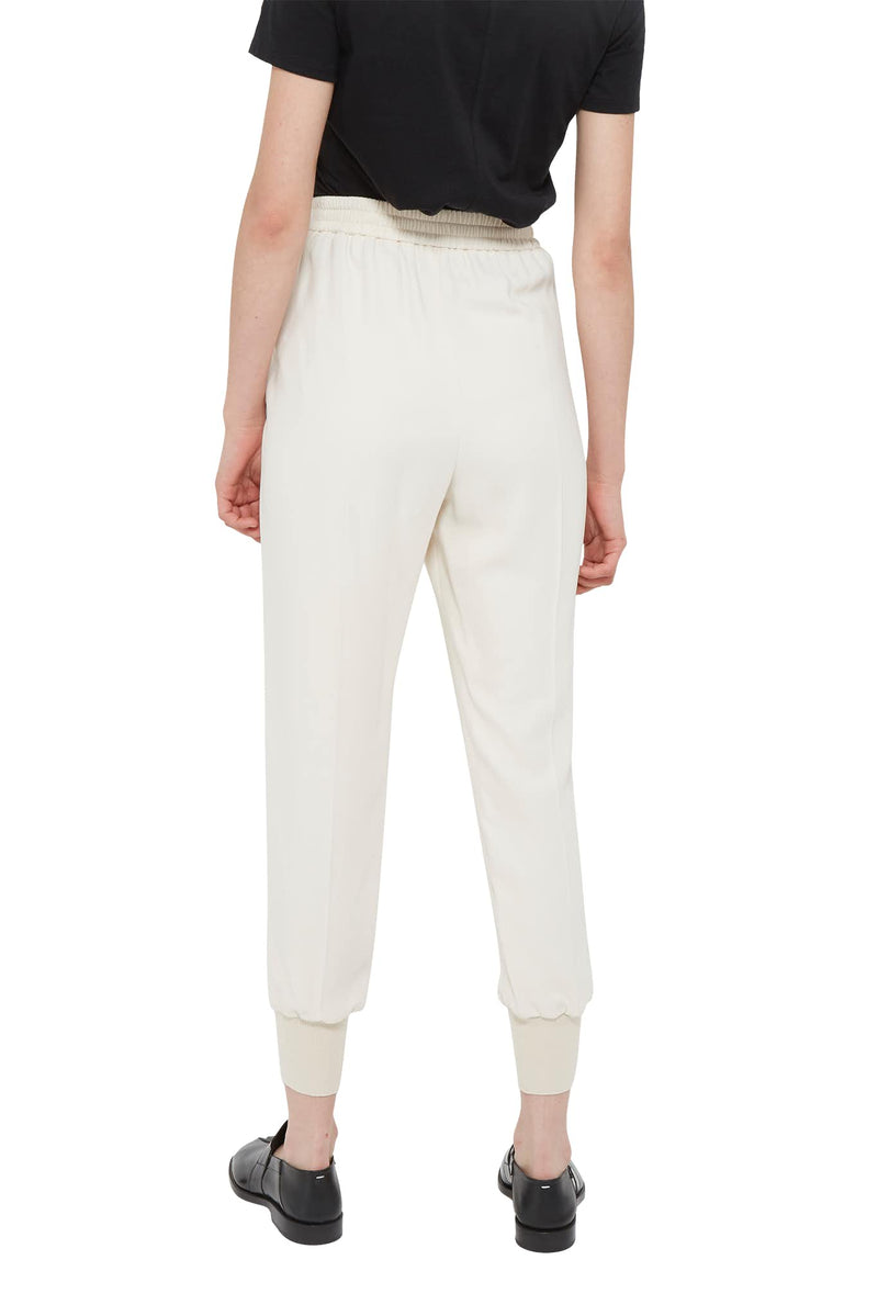 Pantalon décontracté en viscose beige Stella McCartney