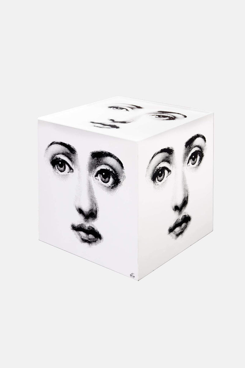 Table d'appoint en cube Viso Fornasetti