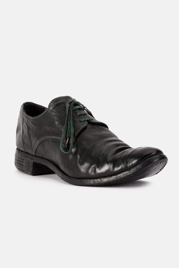 Chaussures de ville en cuir vert foncé Carol Christian Poell