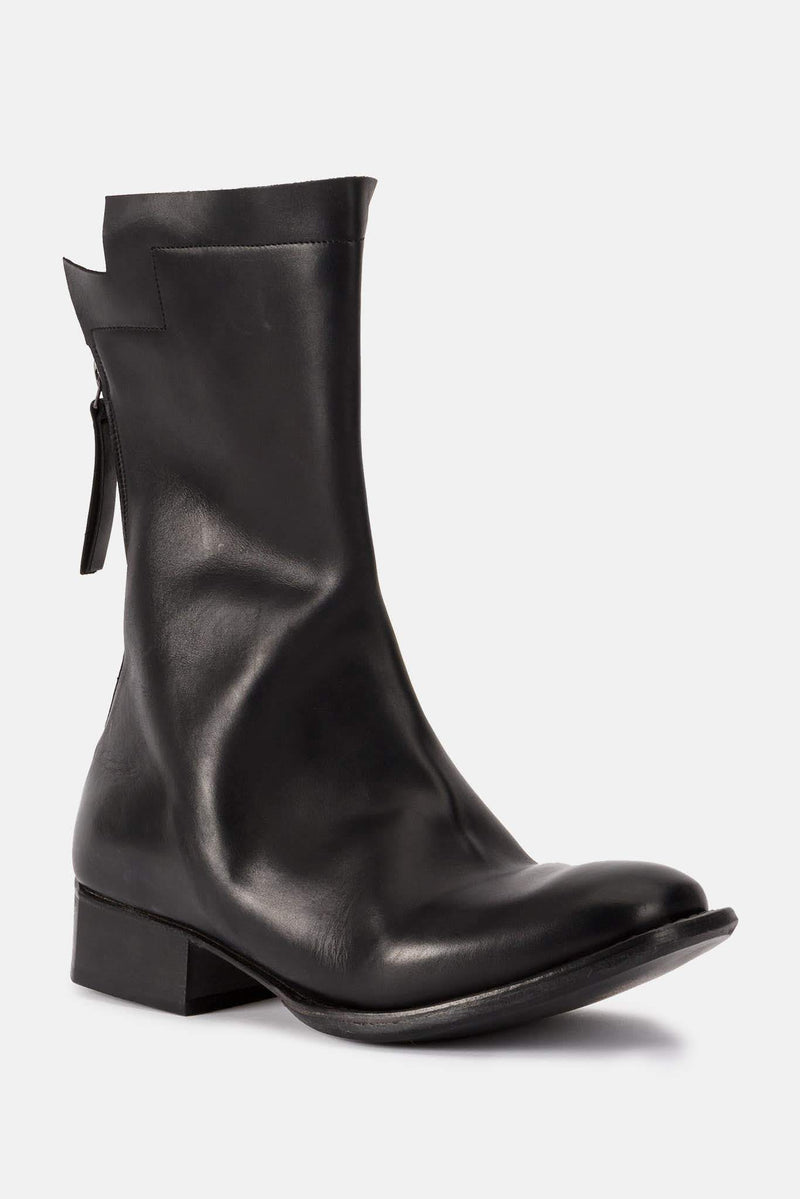 Bottines en cuir noires Cherevichkiotvichki