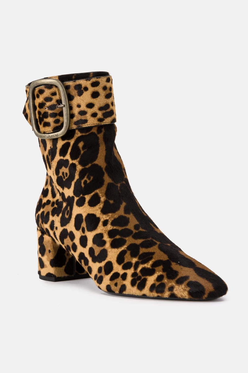 Bottes imprimé léopard Joplin Saint Laurent