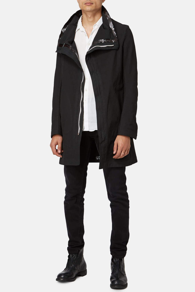 Parka en coton noire Carol Christian Poell