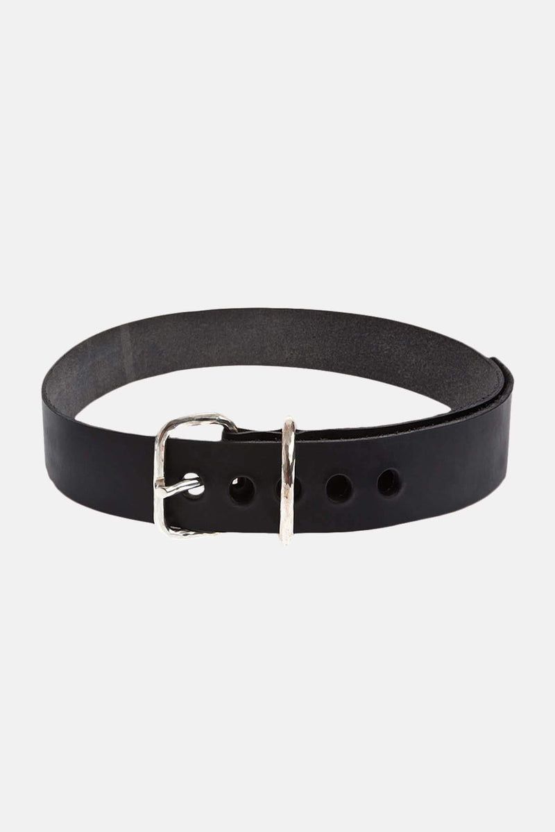 Ceinture en cuir noire Werkstatt:Munchen