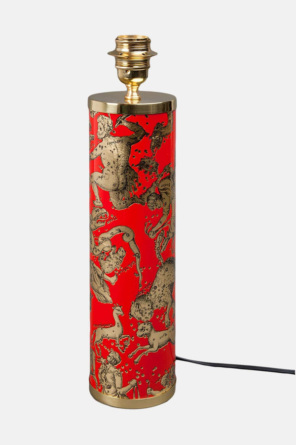 Pied de lampe cylindrique Emisfero Occidentale Fornasetti