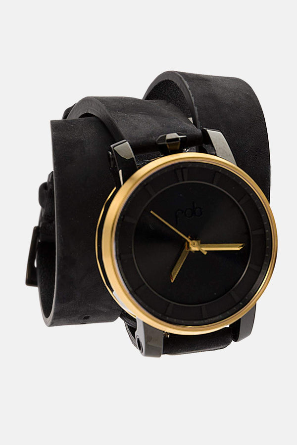 Montre noire R360 Fob Paris