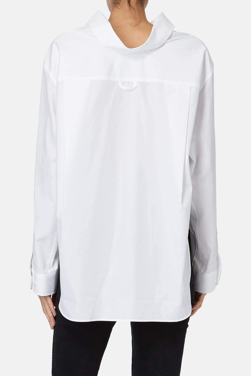 Chemise en coton blanche Balenciaga