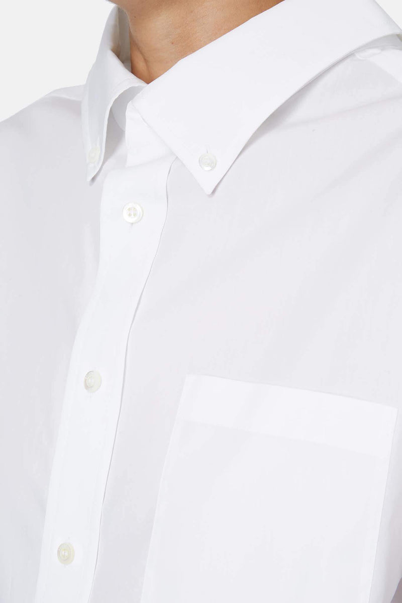 Chemise en coton blanche Balenciaga