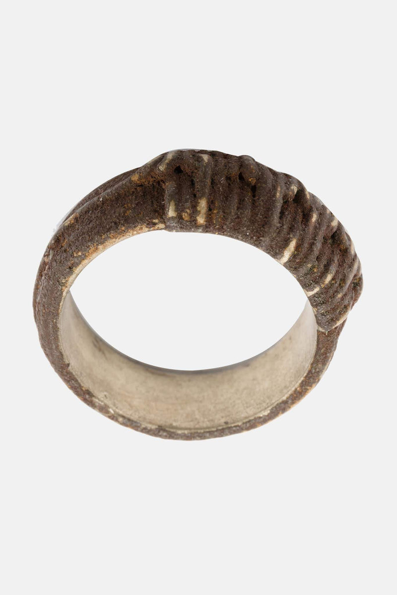 Bague effet rouillé "Narrow Rust" Tobias Wistisen