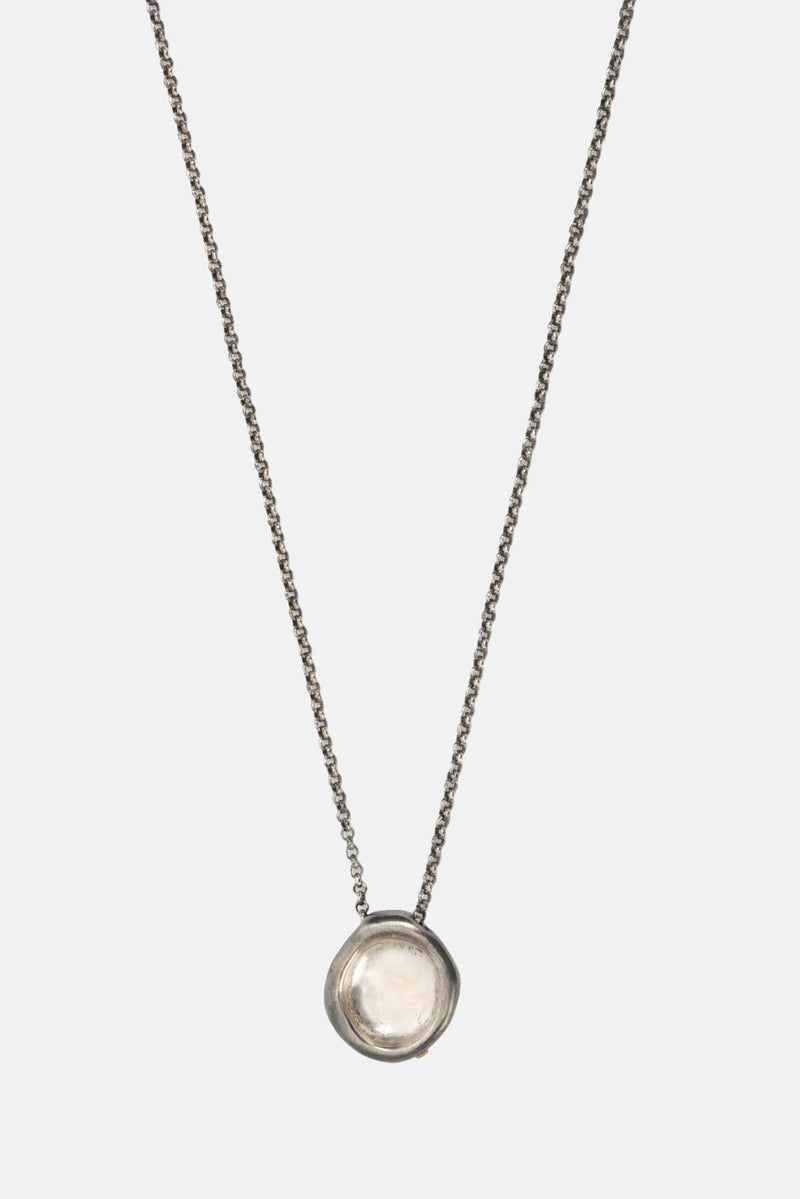 Collier effet usé en argent Rosa Maria