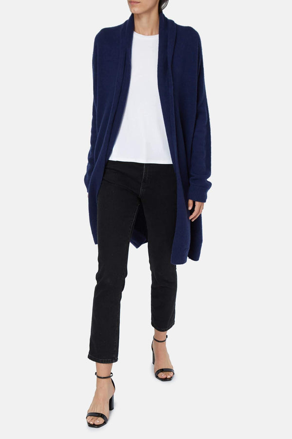 Cardigan bleu marine Elado The Row