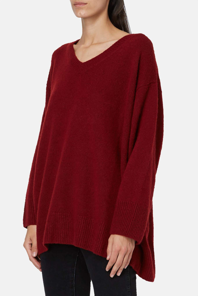 Pull bordeaux Sabrinah The Row