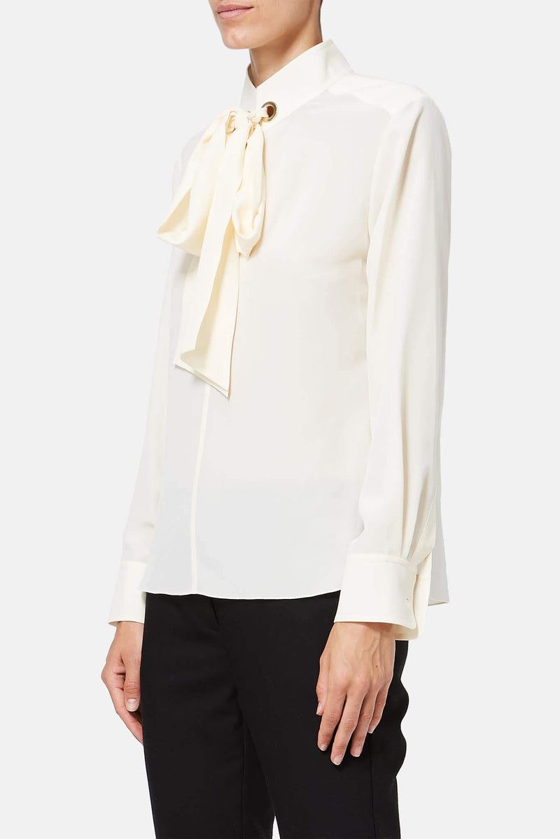 Blouse en soie ivoire Chloé