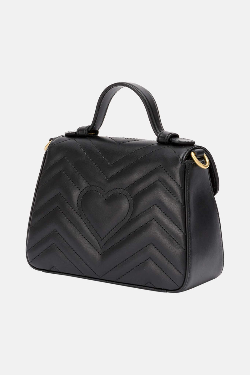 Mini sac noir "GG Marmont" Gucci