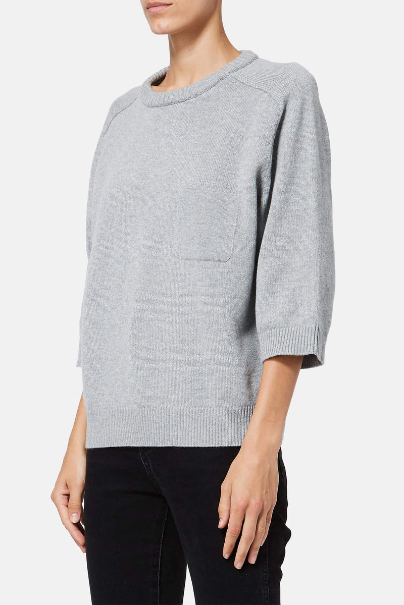 Pull en laine de cachemire gris Chloé