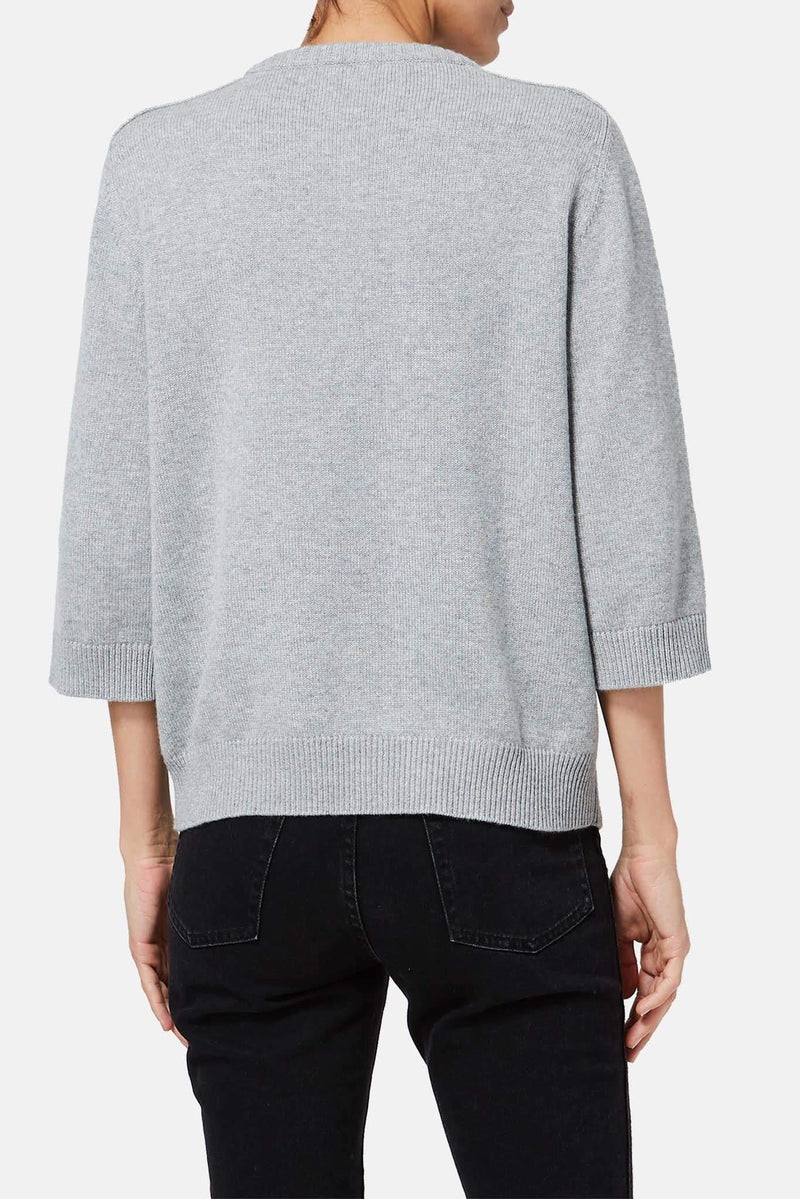 Pull en laine de cachemire gris Chloé