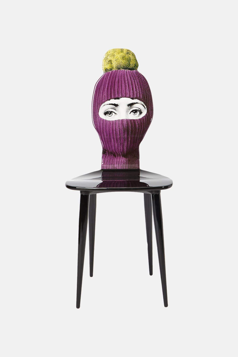 Chaise Lux Gstaad - violet/jaune Fornasetti