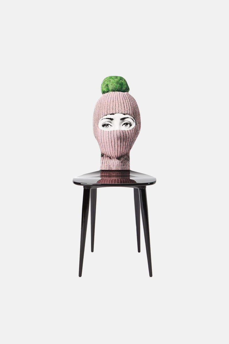 Chaise Lux Gstaad - rose/vert Fornasetti