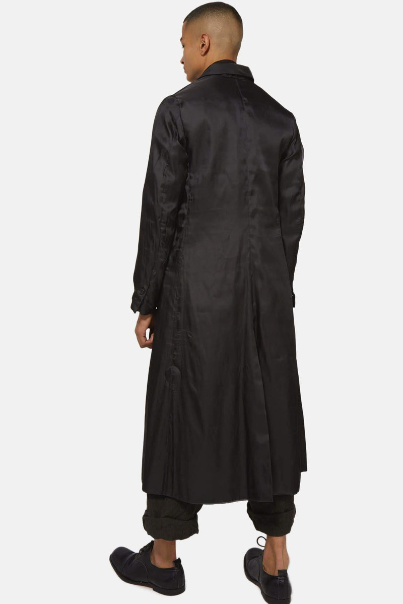 Manteau long noir Paul Harnden