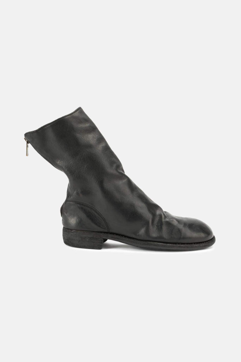 Bottes en cuir noires Guidi