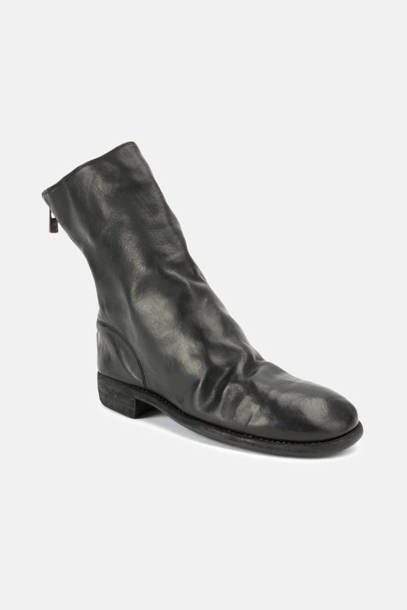 Bottes en cuir noires Guidi