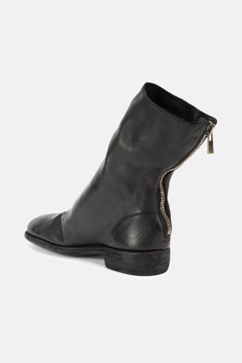 Bottes en cuir noires Guidi