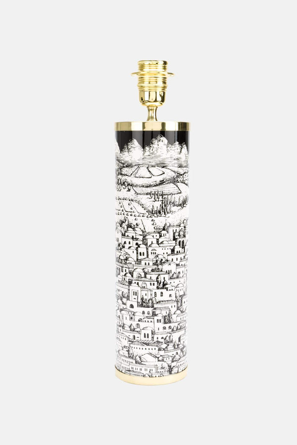 Pied de lampe cylindrique Gerusalemme Fornasetti