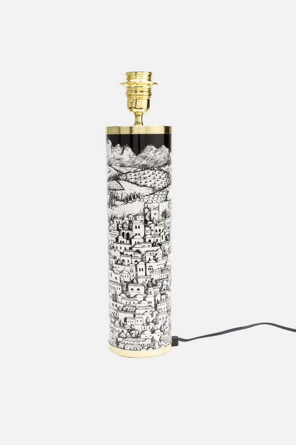 Pied de lampe cylindrique Gerusalemme Fornasetti