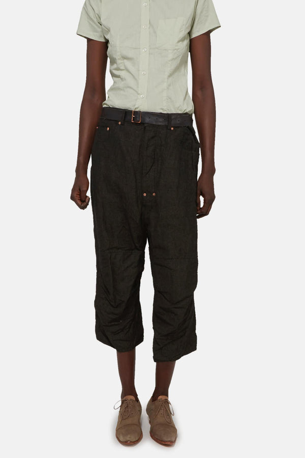 Pantalon en laine gris Paul Harnden